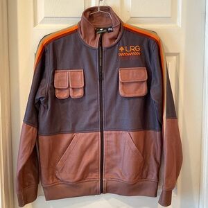 LRG Men's Brown and Orange Track Suit